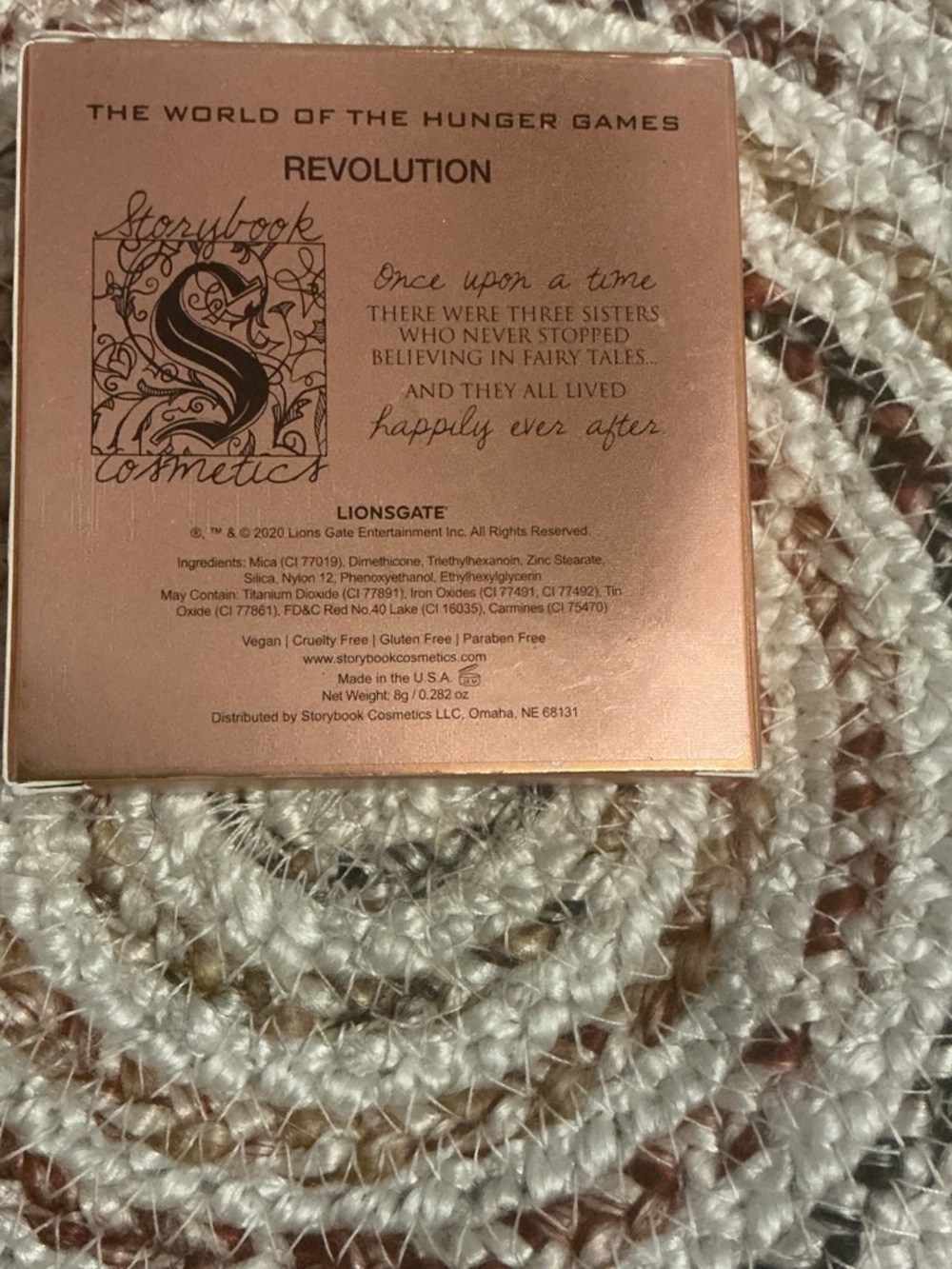 Storybook Cosmetics Revolution Compact in Rose Gold